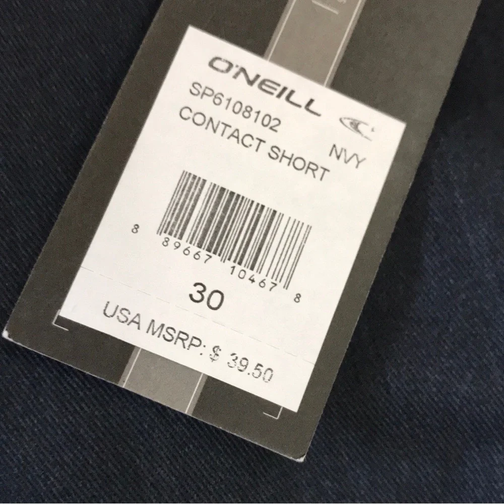 NWT O’Neill Contact Shorts Navy
